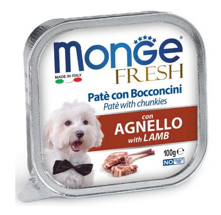 Monge Dog Fresh Lamb - паштет для собак з м'ясом ягняти 