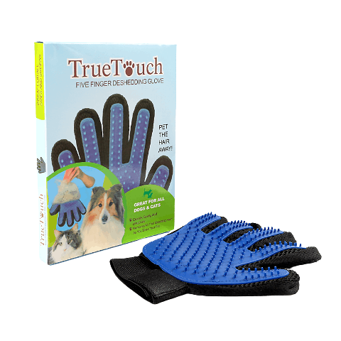 Рукавичка True Touch Pet Brush Gloves для чищення тварин від шерсті