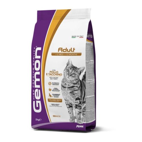 Сухий корм для котів Gemon Cat Adult курка з індичкою