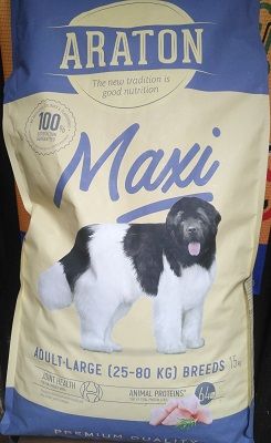 Araton maxi – сухий корм для дорослих собак великих порід, Литва