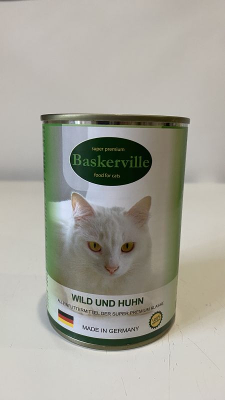 Консервований корм для котів Baskerville Оленина та куряче м’ясо Консервований корм для котів Baskerville Оленина та куряче м’ясо