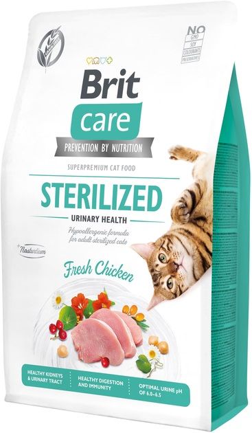 Корм для стерилізованих котів Brit Care Cat GF Sterilized Urinary Health Корм для стерилізованих котів Brit Care Cat GF Sterilized Urinary Health