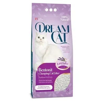 Наповнювач бентонітовий для котів Dream Cat Lavender 5 л