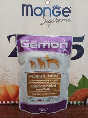 Вологий корм Gemon Dog Wet Puppy & Junior з куркою