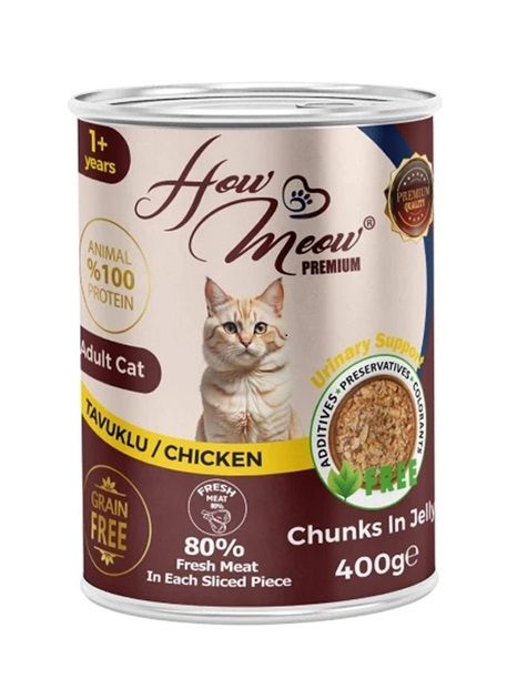 Вологий корм для котів How Meow Adult Cat з куркою Вологий корм для котів How Meow Adult Cat з куркою
