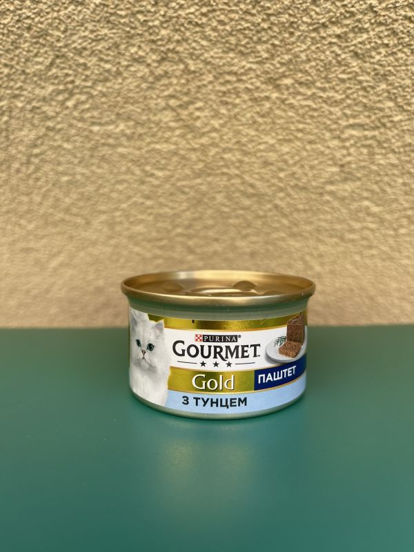 Паштет Gourmet Gold з тунцем, консервований корм для дорослих котів
