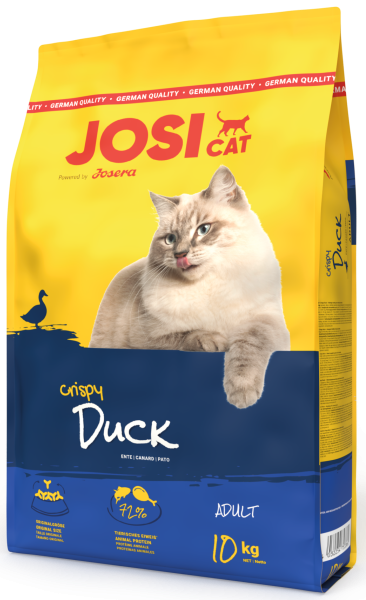 Корм для котів сухий з качкою JosiCat Crispy Duck
