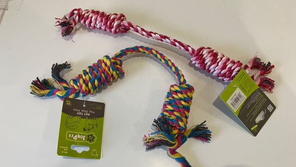 JoyPet мотузкова іграшка для собак нунчаки 40 см