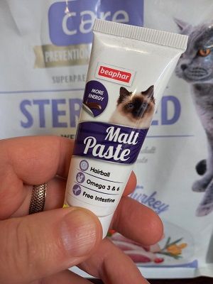 Паста для виведення шерсті для котів Beaphar Malt Paste 