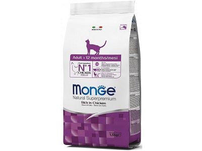 Сухий корм для котів Monge Cat Adult Chicken