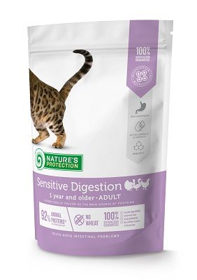 Cухий корм для дорослих котів з чутливим травленням Nature’s Protection Sensitive Digestion Poultry