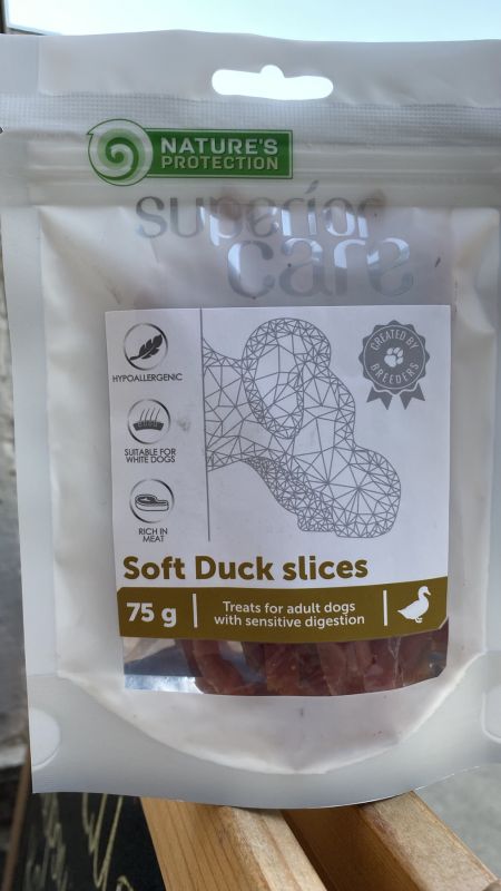 Ласощі для собак Nature’s Protection Superior Care Soft Duck Slices