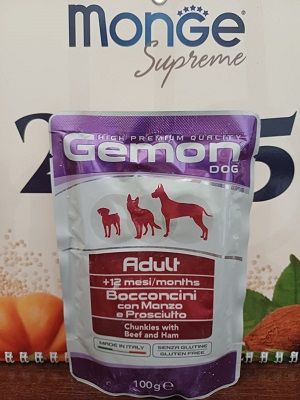 Вологий корм Gemon Dog Wet Adult для дорослих собак