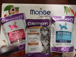 Вологий корм Gemon Cat Wet Adult для котів з яловичиною та овочами 