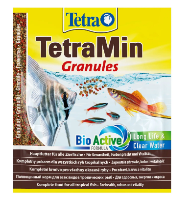 Сухий корм для акваріумних риб Tetra в гранулах «TetraMin Granules» 