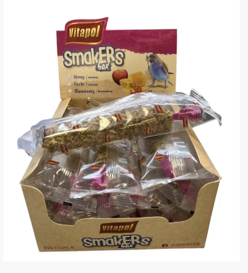 Ласощі для папуг Vitapol Smakers Box з фруктами