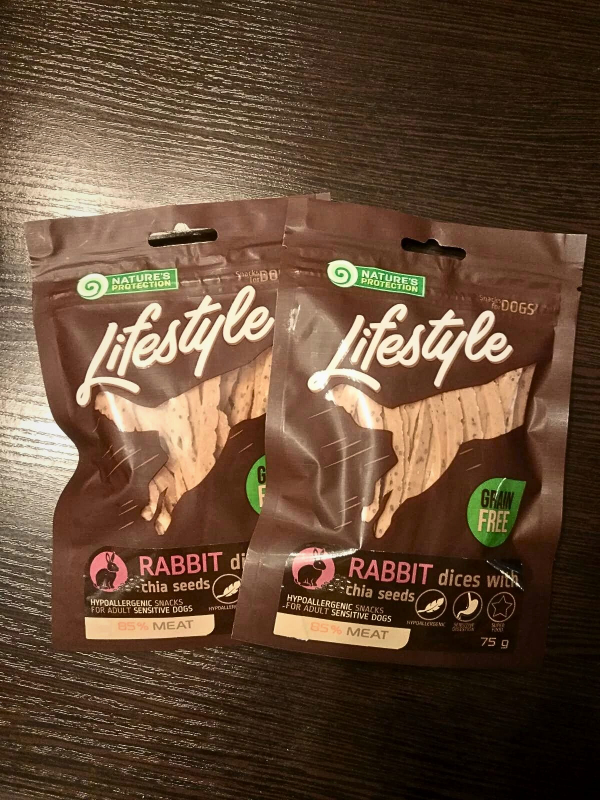 Слайси м'яса кроля з насінням чіа Lifestyle Nature's Protection