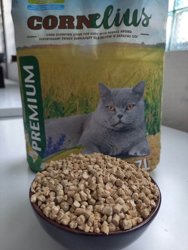 Кукурудзяний наповнювач Cornelux для котячого туалету
