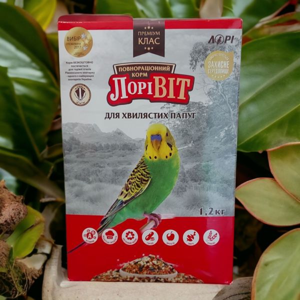 Повнораціонний корм для хвилястого папуги «ЛоріВіт»